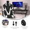 Flash Furniture Black LeatherSoft Gaming Chair with Roller Wheels CH-187230-BK-RLB-GG - alternate 5